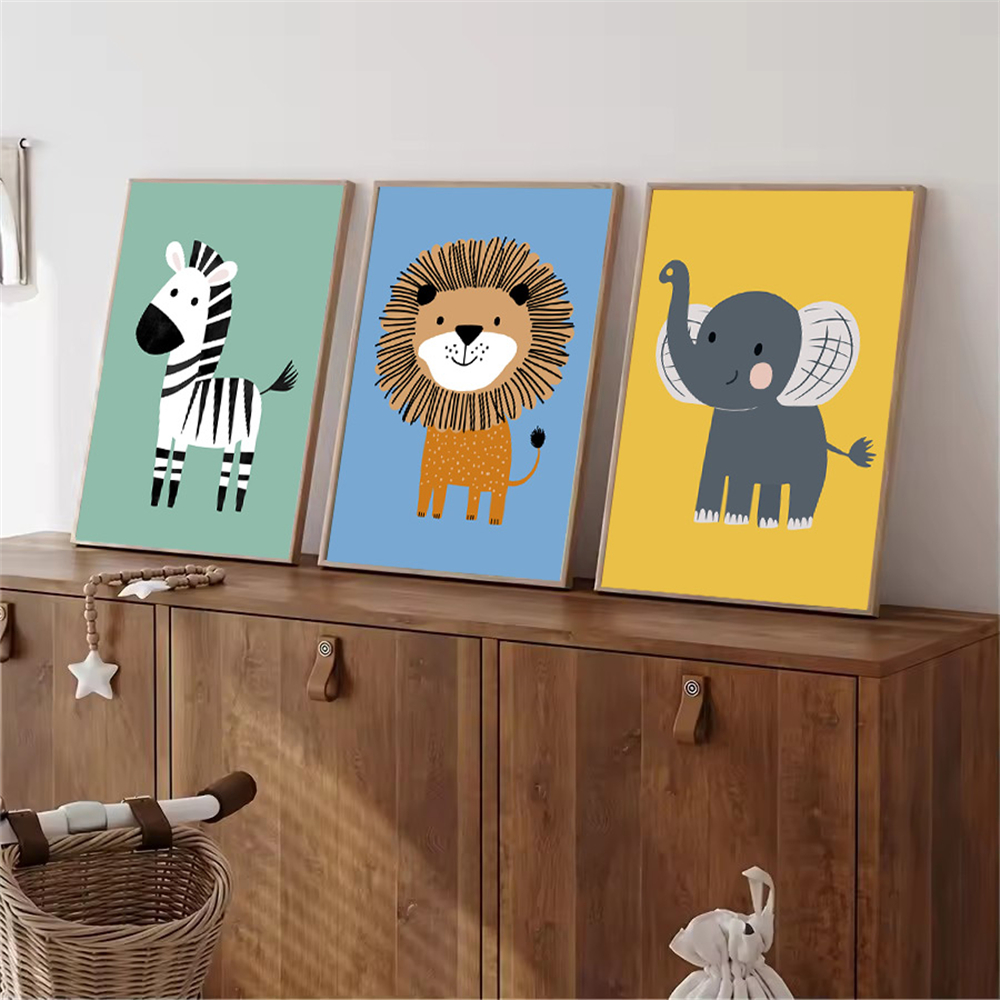 Cartoon Animal Lion Zebra Elep – Baby Zebra Nursery Bewertung und Preis