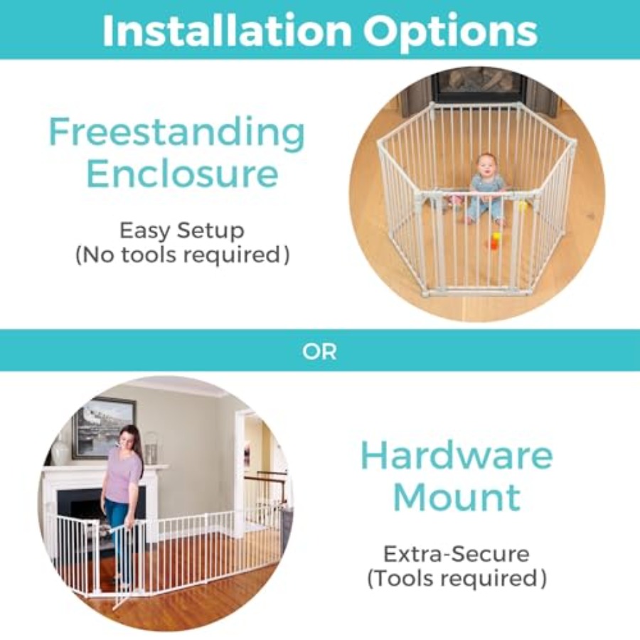 3 In 1 Metal Superyard Baby Pl – Baby Gate Extra Wide Bewertung und Preis