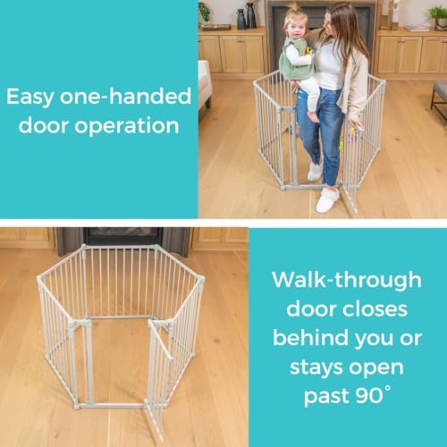 3 In 1 Metal Superyard Baby Pl – Baby Gate Extra Wide Bewertung und Preis