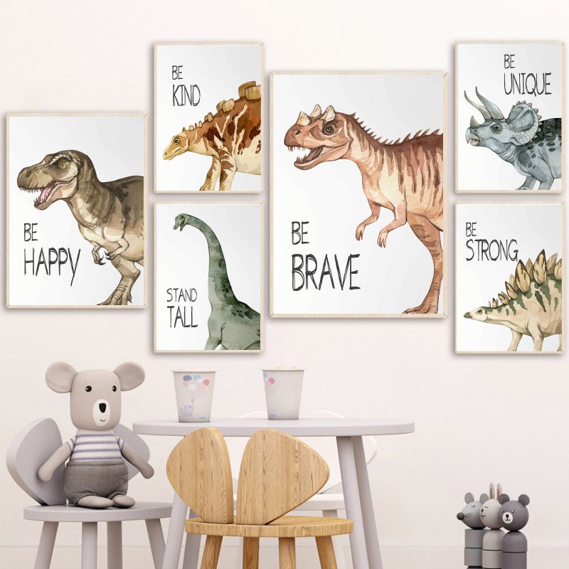 Watercolor Dinosaur Poster Nur – Baby Nursery Pictures Bewertung und Preis