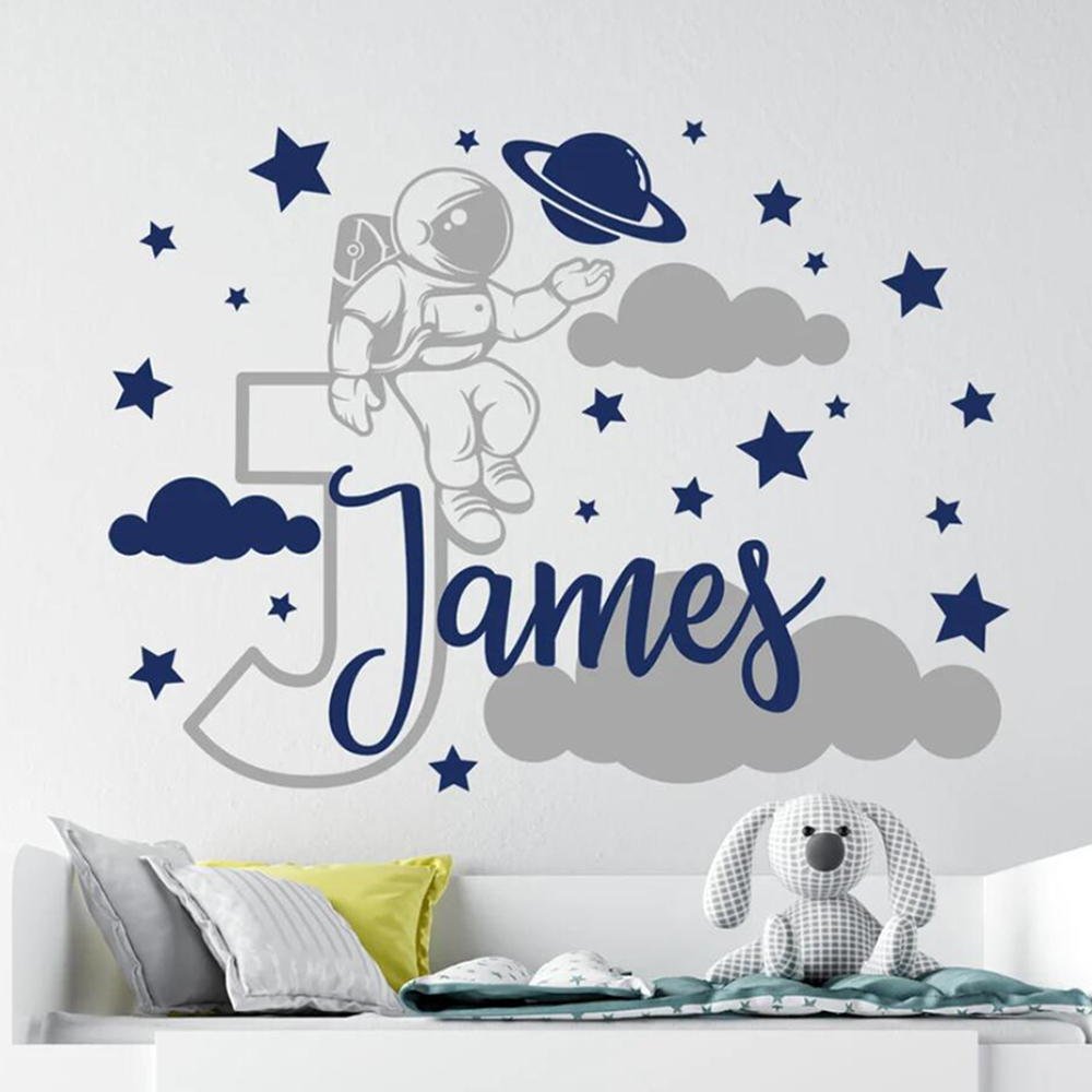 Custom Name Cartoon Space Astr – Baby Nursery Package Bewertung und Preis