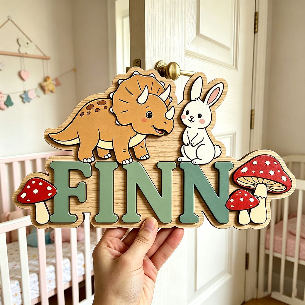 Custom Woodland Triceratops &  – Baby Nursery Neutral Bewertung und Preis