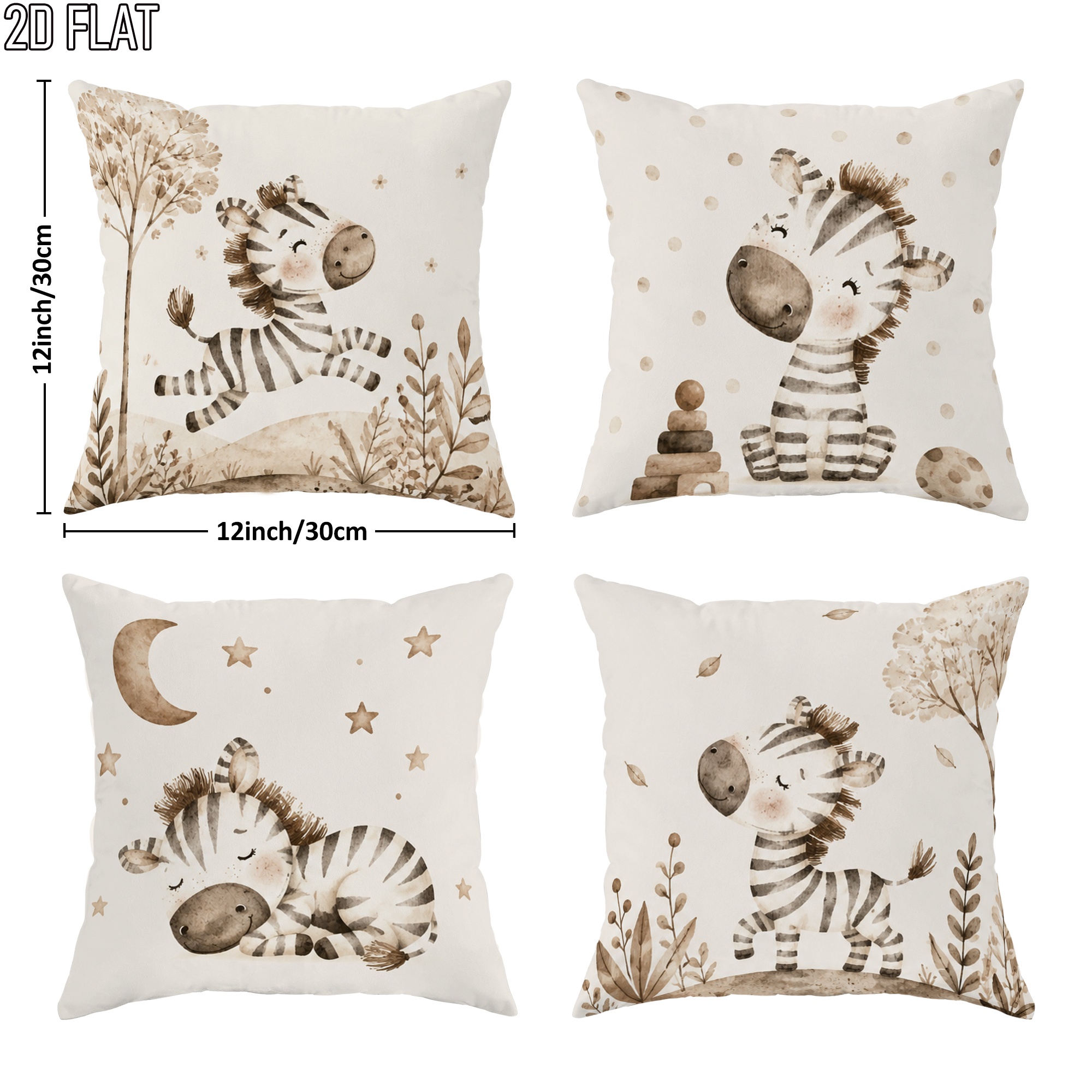 Cute Zebra Nursery Pillowcase  – Baby Zebra Nursery Bewertung und Preis