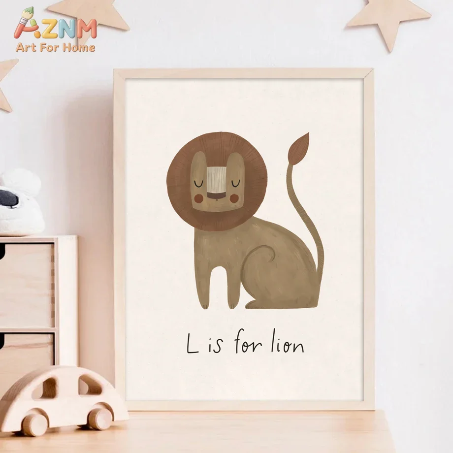 AZNM Neutral Baby Animal Canva – Baby Nursery Neutral Bewertung und Preis