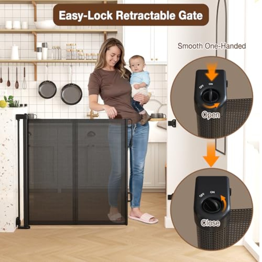Retractable baby gate for indo – Baby Gate Extra Wide Bewertung und Preis