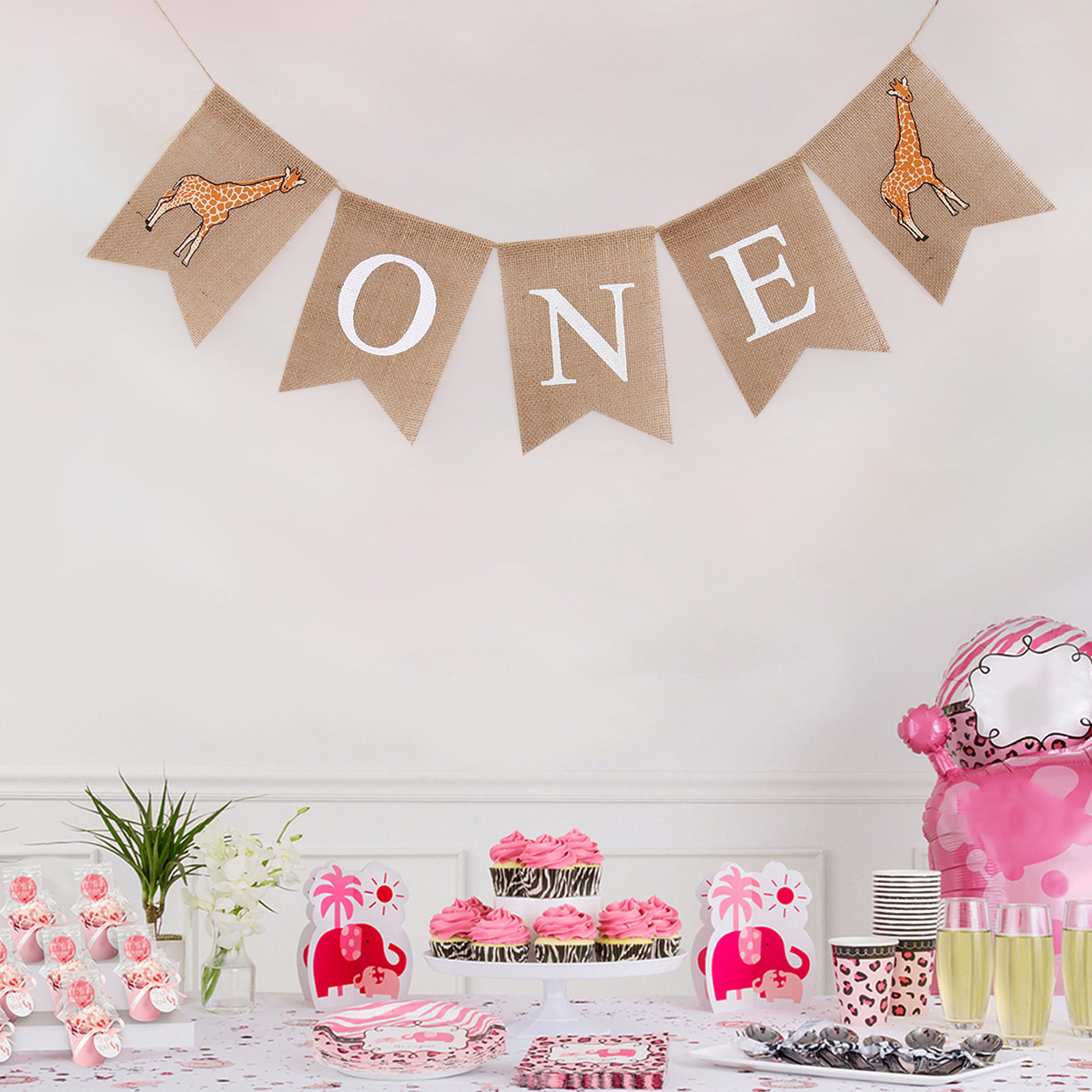 Giraffe Linen Banner One Print – Baby Nursery Garland Bewertung und Preis