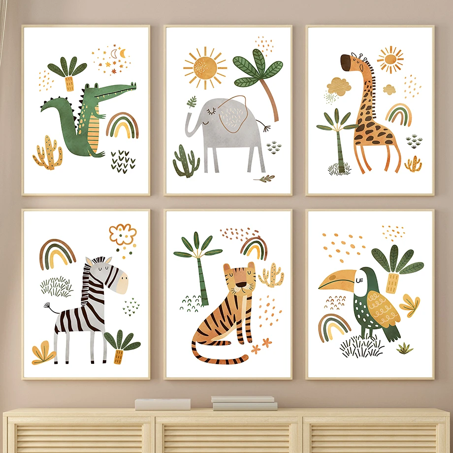 Giraffe Elephant Tiger Zebra T – Baby Zebra Nursery Bewertung und Preis