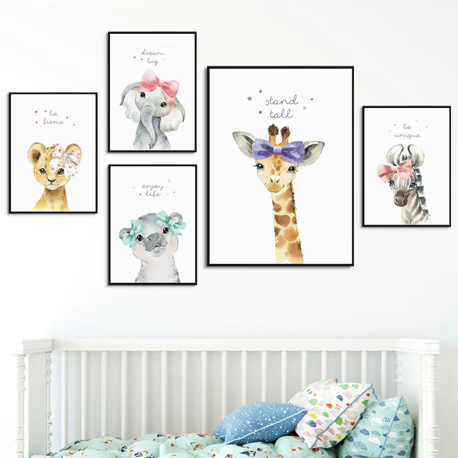 Lion Zebra Giraffe Elephant Hi – Baby Zebra Nursery Bewertung und Preis
