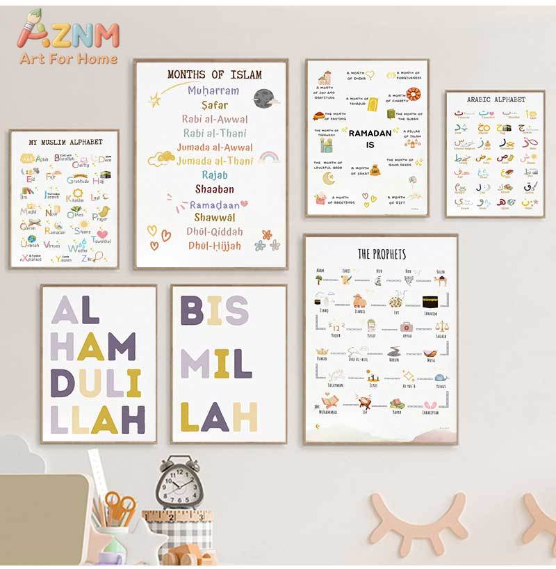 Islam Muslim Prophets Arabic A – Baby Nursery Pictures Bewertung und Preis