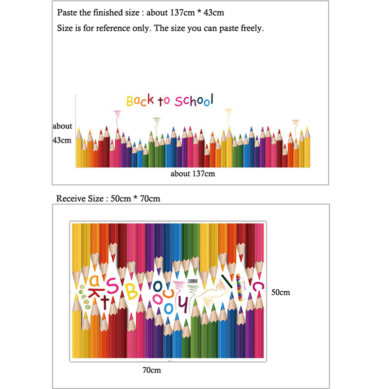 Cartoon Colour Pencil Baseboar – Baby Nursery Wall Stickers Bewertung und Preis