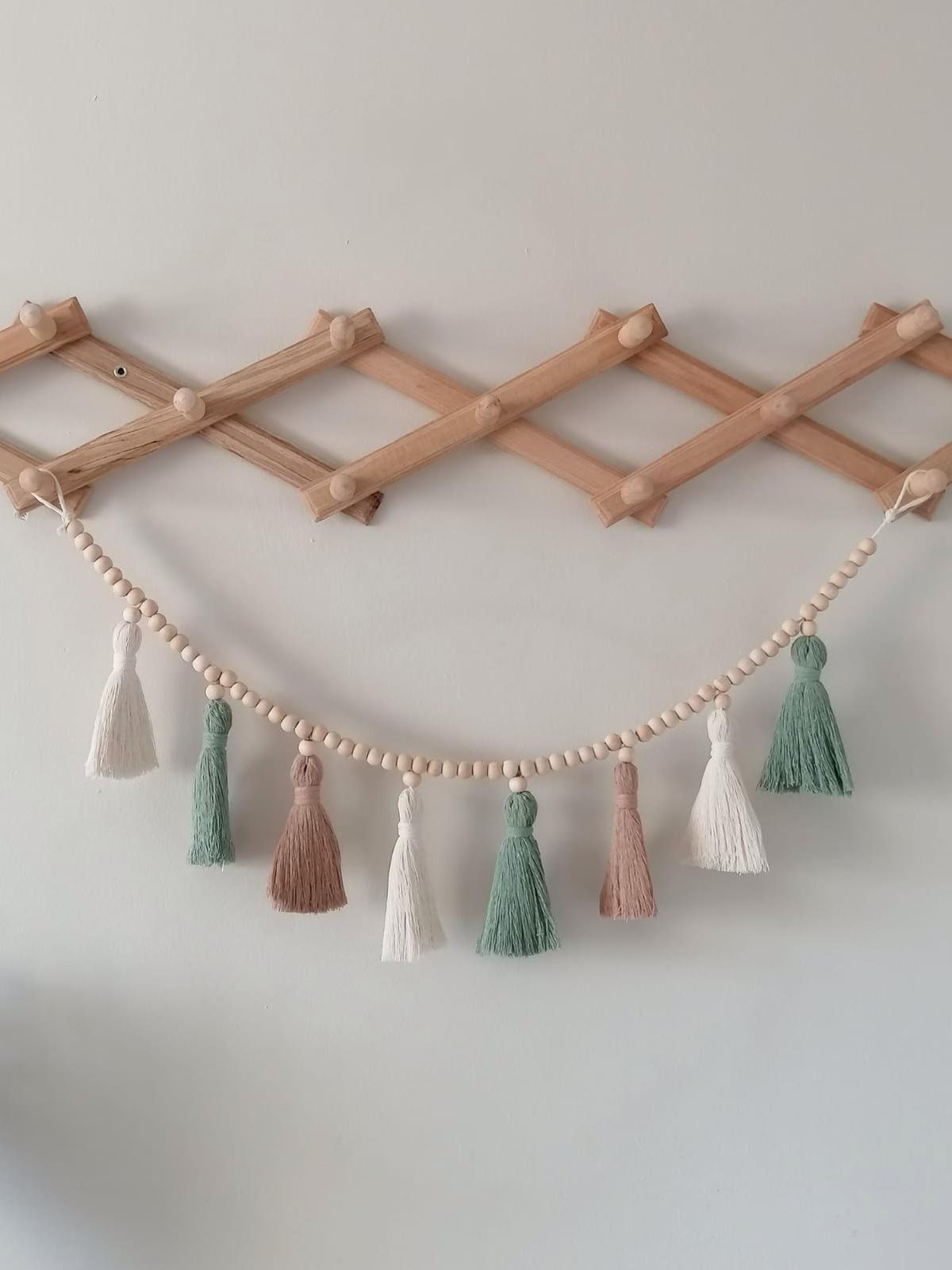 Tassel Macrame Garland , Boho  – Baby Nursery Garland Bewertung und Preis
