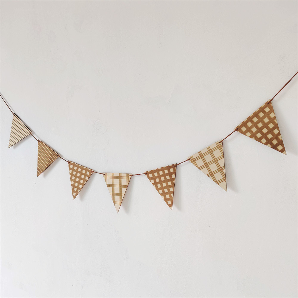 Nordic Wooden Triangle Flag Wa – Baby Nursery Garland Bewertung und Preis
