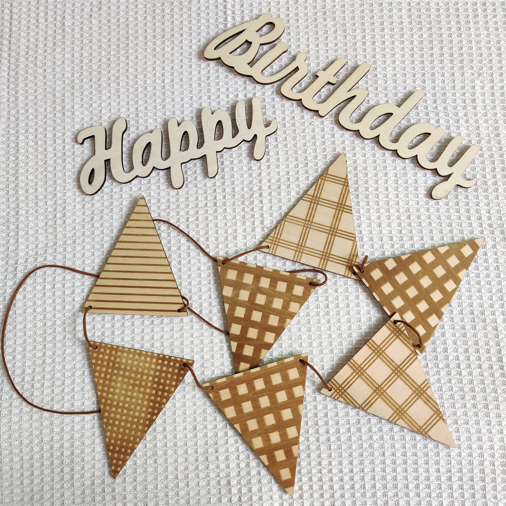Nordic Wooden Triangle Flag Wa – Baby Nursery Garland Bewertung und Preis
