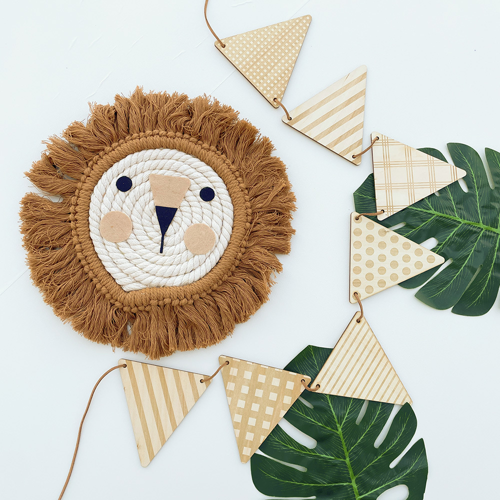 Nordic Wooden Triangle Flag Wa – Baby Nursery Garland Bewertung und Preis