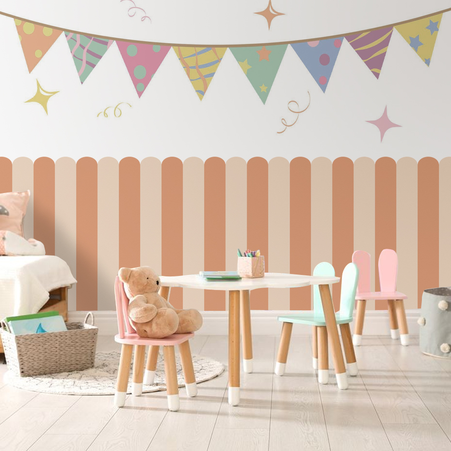 Multicolor Vertical Striped Ar – Baby Nursery Pictures Bewertung und Preis