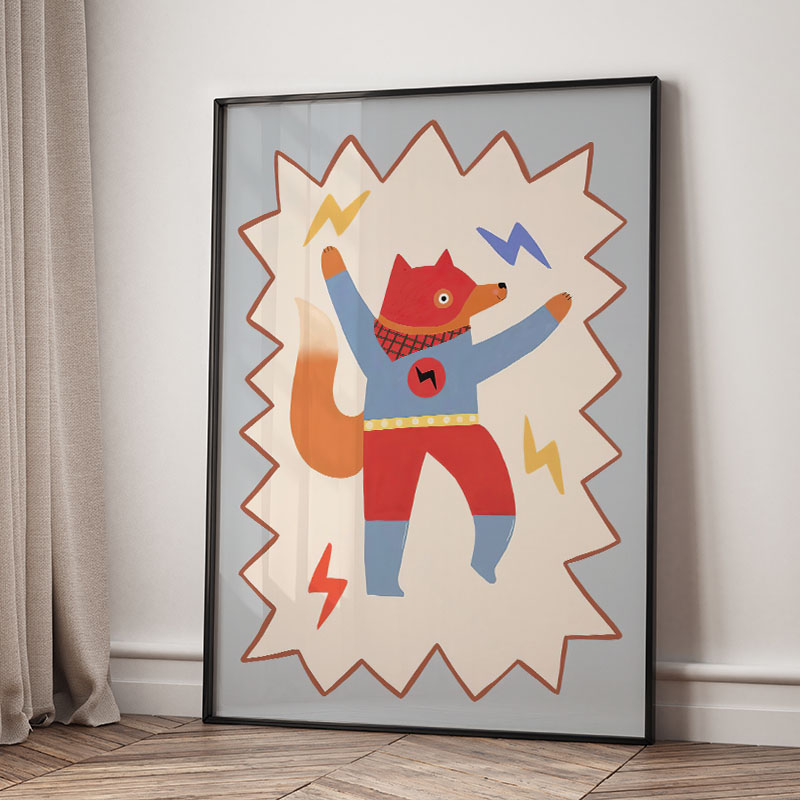 Funny Cartoon Super Cool Kid N – Baby Nursery Pictures Bewertung und Preis