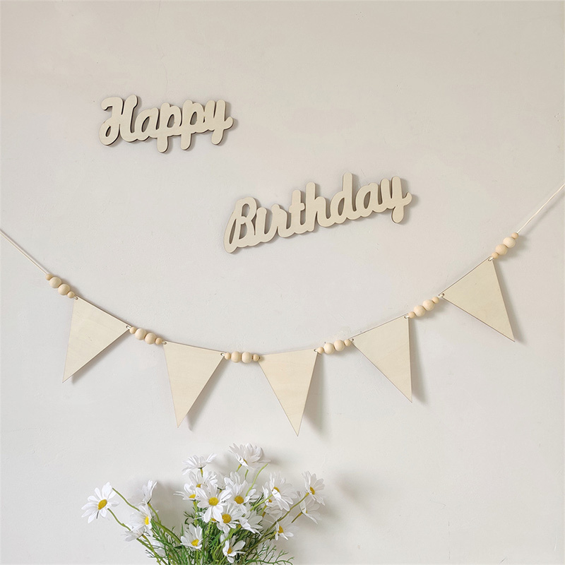 Baby Room Garland Wooden Trian – Baby Nursery Garland Bewertung und Preis