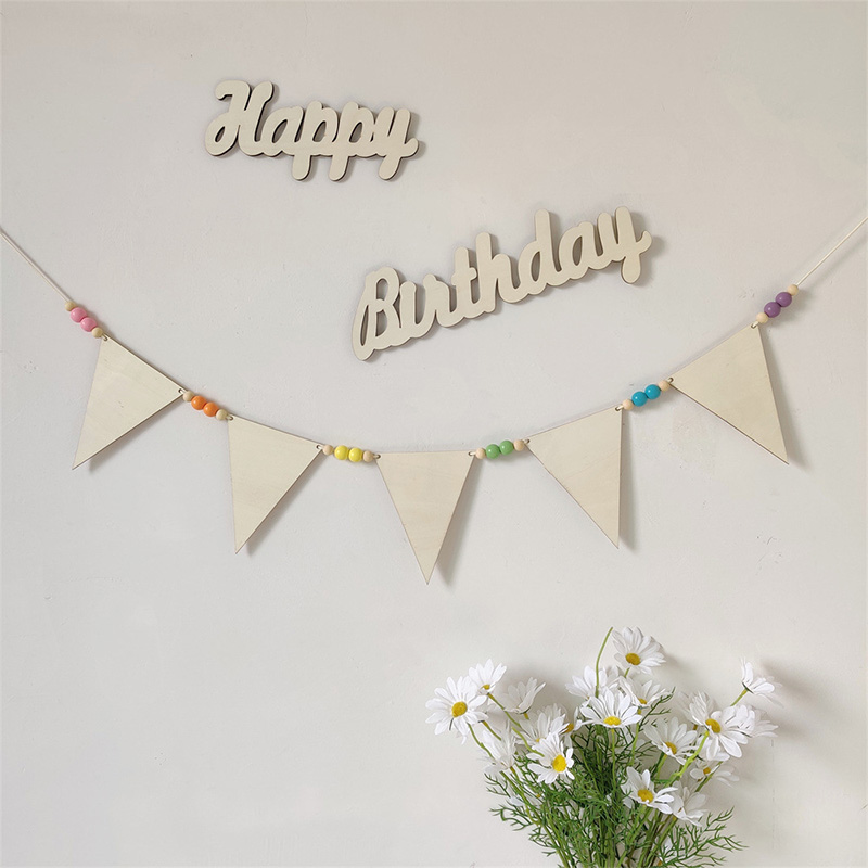 Baby Room Garland Wooden Trian – Baby Nursery Garland Bewertung und Preis